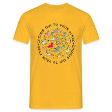 Charger l&#39;image dans la galerie, T-shirt Choisis qui tu veux aimer - yellow
