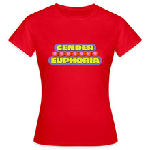 Charger l&#39;image dans la galerie, T-shirt Euphorie de genre - rouge
