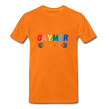 Charger l&#39;image dans la galerie, Tee shirt LGBT &quot;GAYMER&quot; masc. - orange
