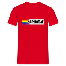 Charger l&#39;image dans la galerie, T-shirt Homophobia - red
