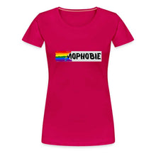 Charger l&#39;image dans la galerie, T-shirt Homophobia - dark pink

