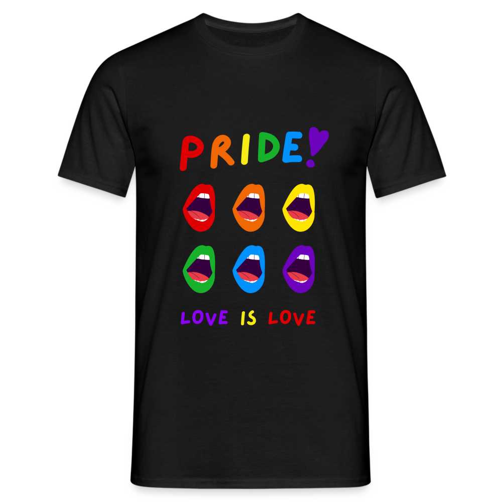T-shirt Love Is Love - black