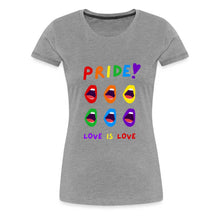 Charger l&#39;image dans la galerie, T-shirt Love is Love - heather grey

