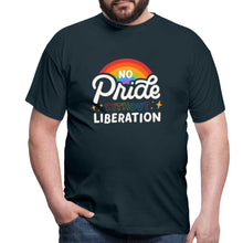 Charger l&#39;image dans la galerie, T-shirt No pride without liberation - navy
