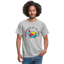 Charger l&#39;image dans la galerie, T-shirt Raibow sheep of the familiy - heather grey
