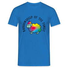 Charger l&#39;image dans la galerie, T-shirt Raibow sheep of the familiy - royal blue
