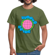 Charger l&#39;image dans la galerie, T-shirt World Pride - vert militaire
