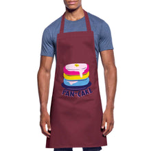 Charger l&#39;image dans la galerie, Tablier de cuisine LGBT PAN-CAKE - bordeaux
