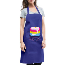 Charger l&#39;image dans la galerie, Tablier de cuisine LGBT PAN-CAKE - royal blue
