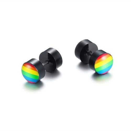boucles-d'oreilles-lgbt-primal-rainbow-noires