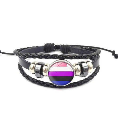 bracelet-lgbt-cuir-symbole-genderfluid